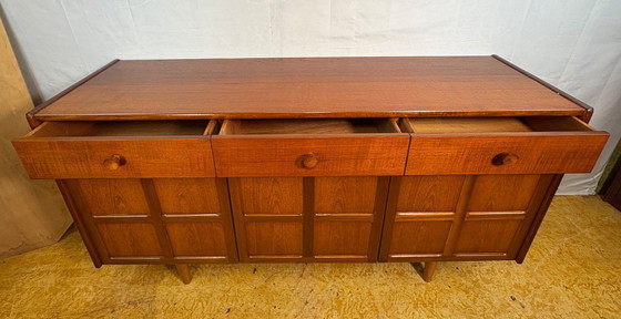 Image 1 of Mid Century Retro Teak Sideboard by Nathan Circa 1960-1970     A highly desirable mid century modern teak sideboard by Nathan, d
