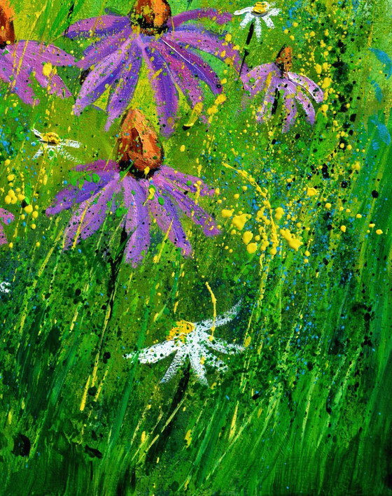 Rudbeckias 45 – P. Laurent, Art, Canvas (photo 4 of 5)