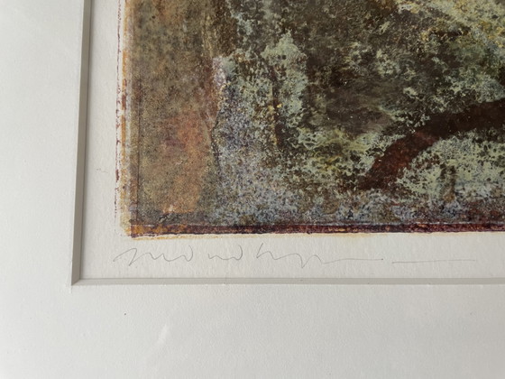 Image 1 of Thea Figee haar monotype 'Zonder Titel', 1996