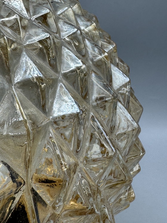 Image 1 of Vintage ceiling lamp in cut glass