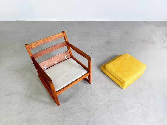 Image 1 of Midcentury rocking chair France & Søn Ole Wanscher danish teak
