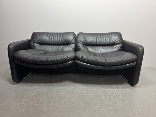 Mid-Century Italian Design Two-Seat Sofa “Doppiosandwich” by Titina Ammannati & Giampiero Vitelli for Brunati, Italy, 1970s