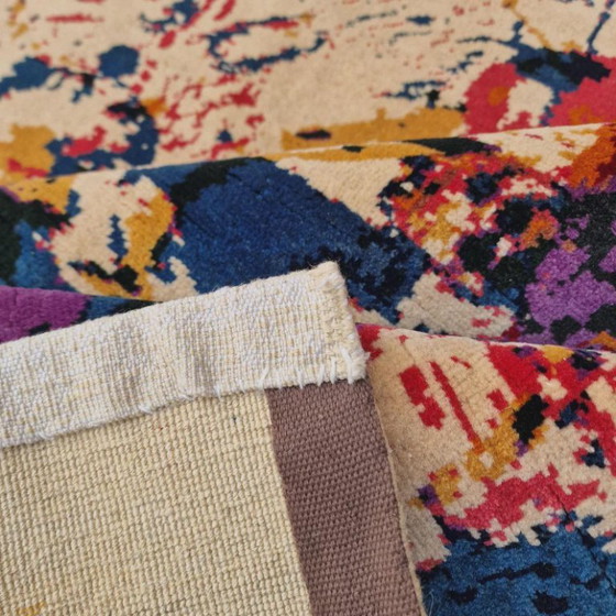 Alfombra Sam Francis sin título SF-267 – Lana de seda anudada a mano sobre algodón – 205 x 290 cm – Wool (photo 8 of 10)