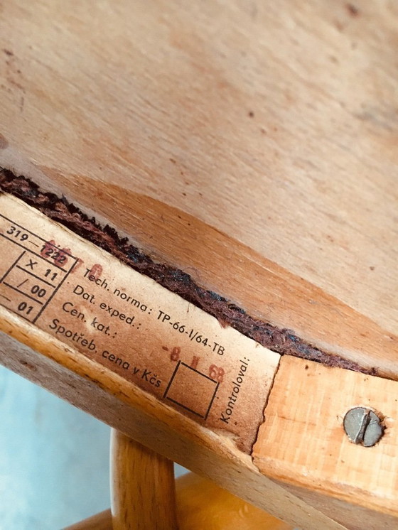 Image 1 of Set di sedie da pranzo in stile moderno di metà secolo di TON, Cecoslovacchia del 1968