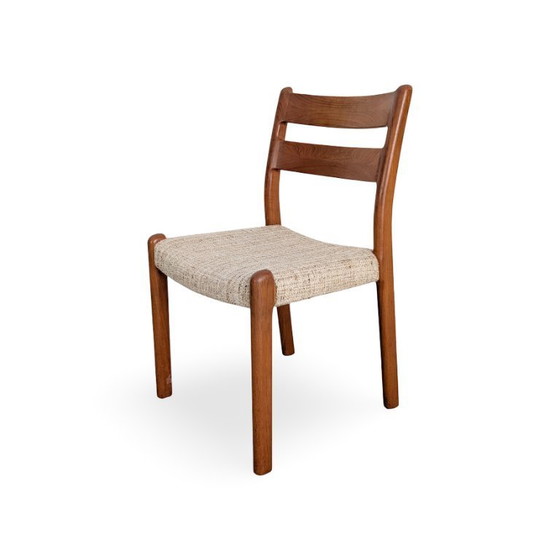 Image 1 of Originele set van 4 mid-century stoelen van EMC Mobler, Deens teakhout design.