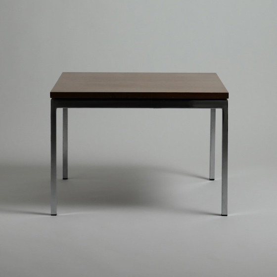 Vroege Florence Knoll Bijzettafel voor Knoll International, Teak en Chroom, c. 1960 – Metal, Wood (photo 7 of 15)