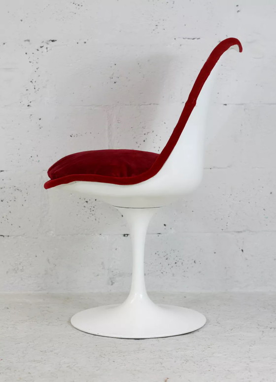 Image 1 of Chaise Tulip Non-Pivotante Estampillée Knoll