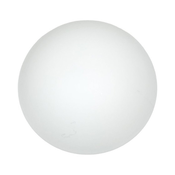 Image 1 of Vintage Peill & Putzler spherical flush-mount light, model 71207 (1970s), opal glass, UFO/retro style.