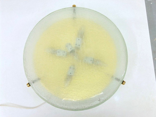 XXL plafondlamp uit de jaren 70/80, VM Vetri Murano
