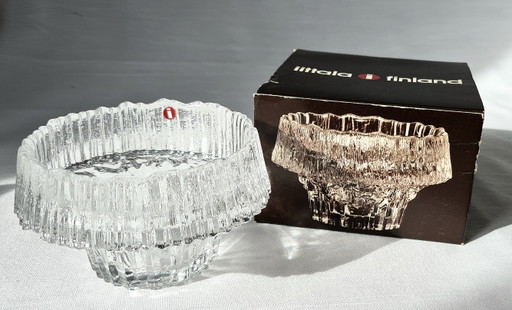 Iittala Wirkkala Portacandele con Scatola/Etichetta Originale Anni '60/'70