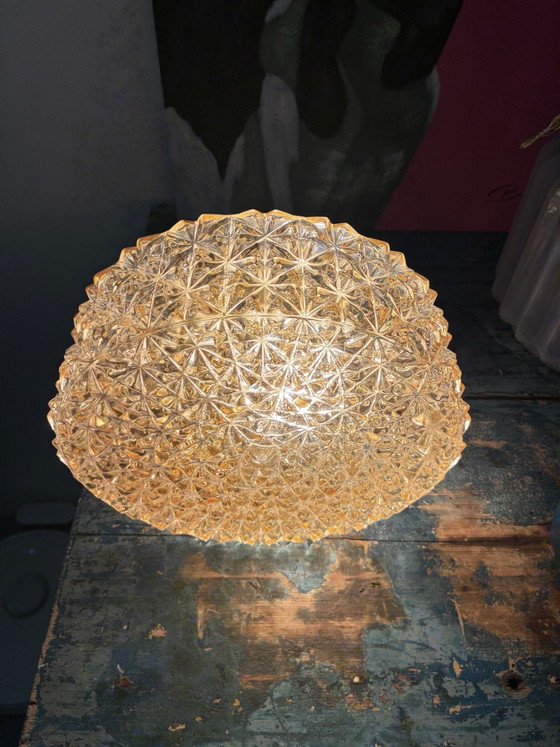 Danish vintage Ceiling light / wall lamp Knud Christensen 70s design – Glass, Metal (photo 11 of 15)