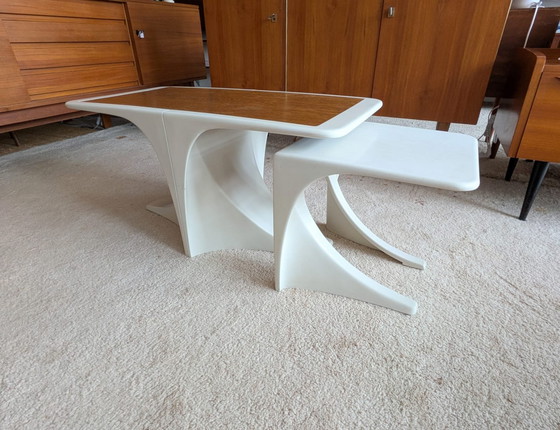 Image 1 of Vintage, Space Age mimiset, nesting tables '70
