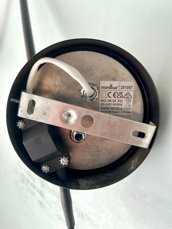 Image 1 of Nordlux wall lamp, light, lamp Denmark, postmodern, black, white, vintage