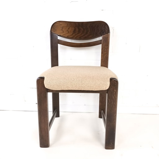 4x vintage brutalist chair