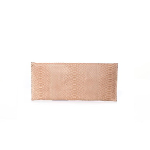 Maison Du Posh, Clutch Knuckle ring in pitone beige.