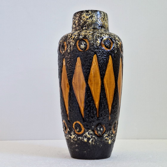 Image 1 of Vaso di lava grassa Scheurich Germania occidentale anni '70