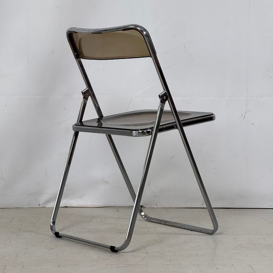 Image 1 of Klappbarer Designerstuhl aus Kunststoff & Chrom, 1960er