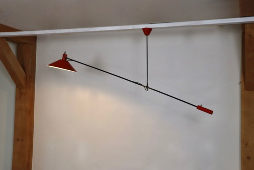 Lámpara de techo JJM Hoogervorst Anvia Counter Balance Holanda 1957