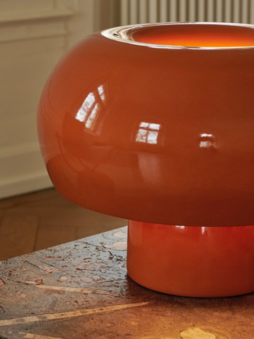 favius ​​FONTE table lamp, caramel brown