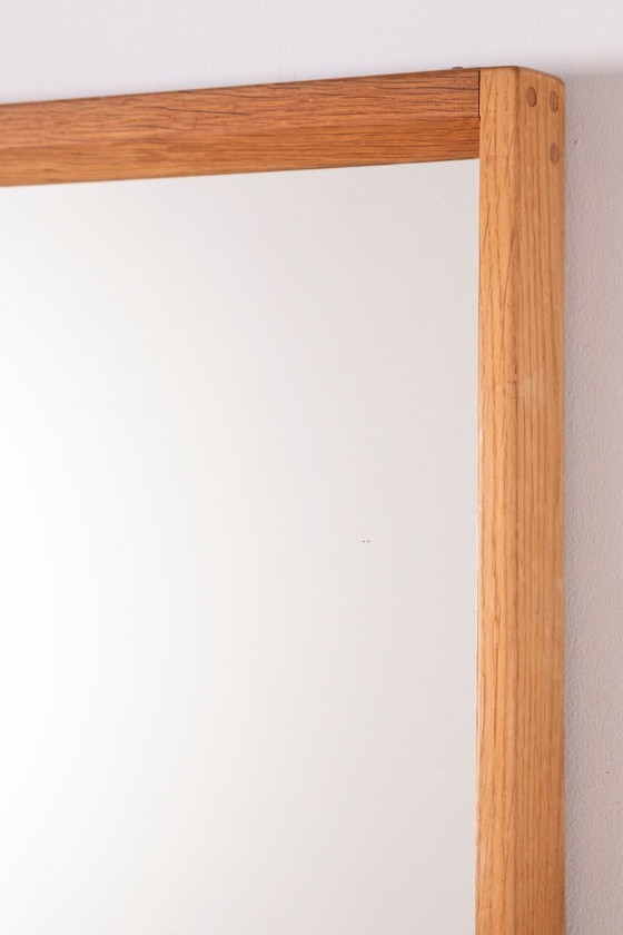 Image 1 of Kai Kristiansen Oak Mirror Model 145 for Aksel Kjersgaard, 1960s