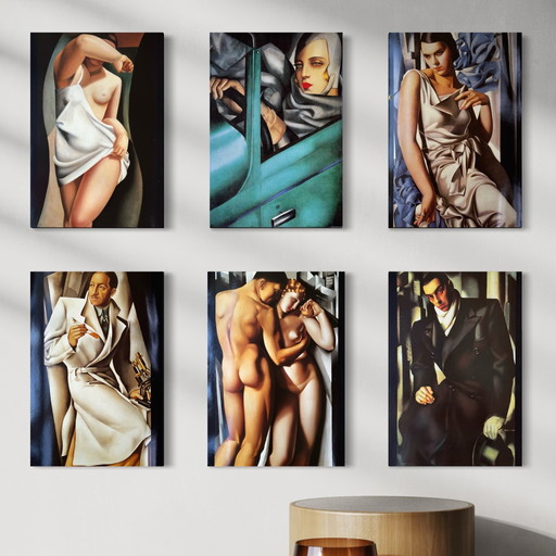 Tamara de Lempicka Poster Book — Art Deco Collection (Taco Verlag, 1990)
