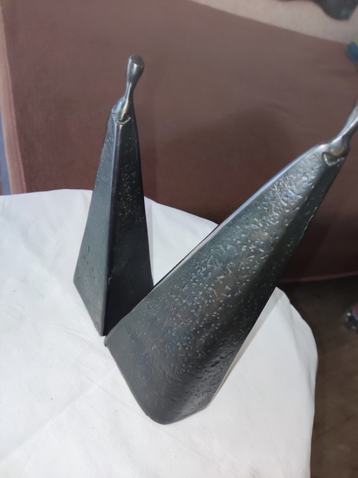 Sculptures en bronze de Sydney Kumalo, milieu du XXe siècle – beeldhouwkunst (photo 2 of 6)