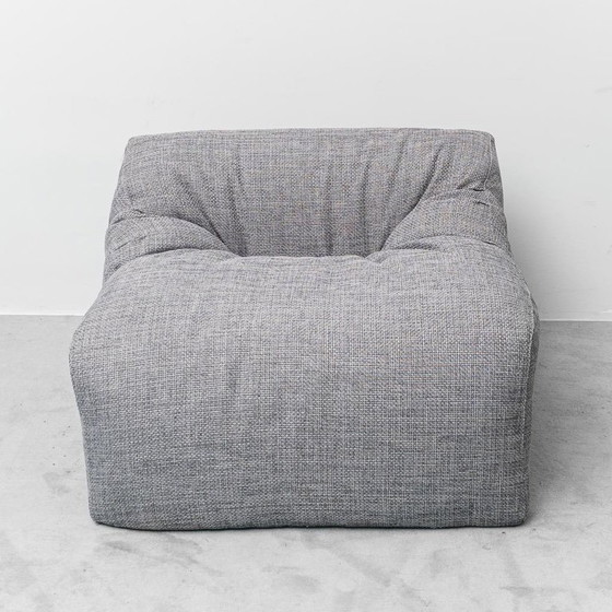 Image 1 of COPPIA DI POLTRONE VINTAGE EN TESSUTO GRIGIO ANNI '70 MODERNARIATO