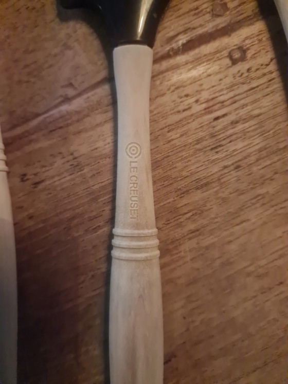 Le Creuset, Juego de raspador y espátula – Accesorios de cocina, Rubber, Wood (photo 6 of 6)