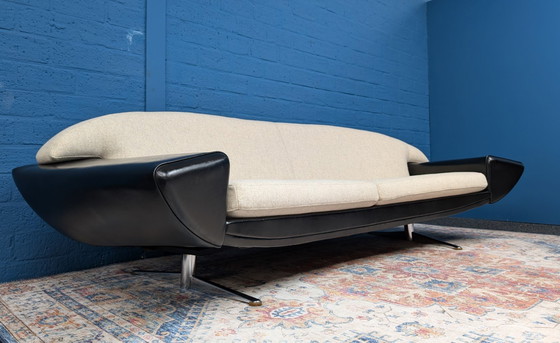 Image 1 of Design Dreisitzer-Sofa und Sessel, Space Age, Johannes Andersen