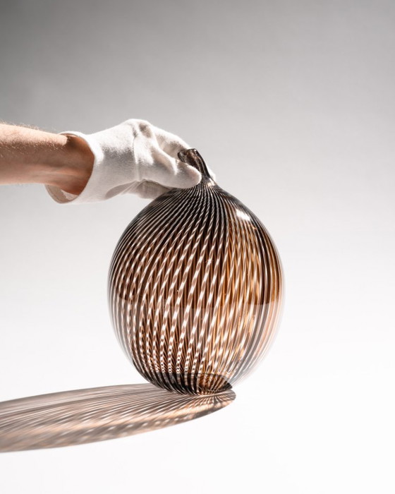 Image 1 of Rosenthal Glasstudio Filigrana Vase Duo – Mario Colelli & Hertha Bengtson · Limited Edition Art Glass, Germany