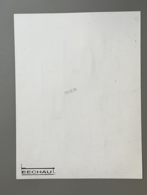 Image 1 of Eugène Eechaut (1928-2019) - 2 works, 1980/1989