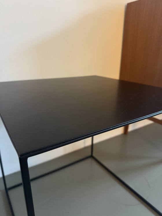 Image 1 of Schwarzer Stahl Beistelltisch Zeus (Italien)