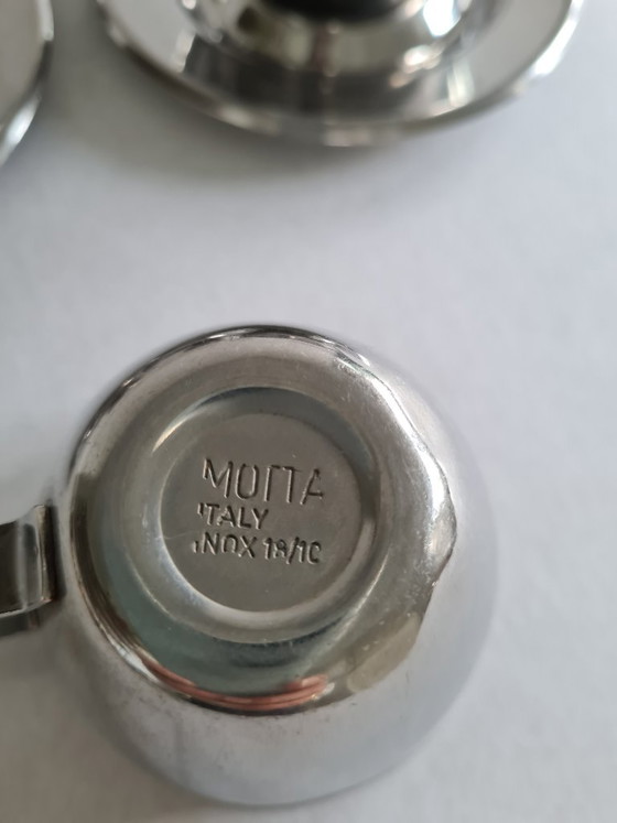 Motta Italy 4 Tazzine da Caffè Espresso a Doppia Parete – Stoviglie, Metal, rvs (photo 5 of 7)