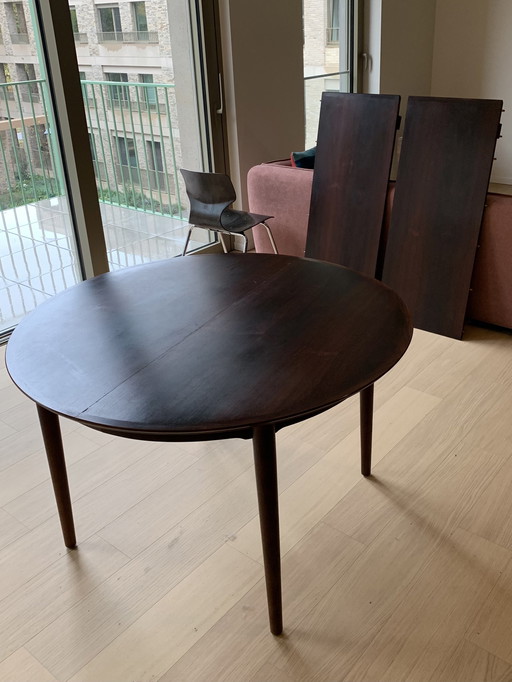 Extendable table Model 204 by Arne Vodder for Sibast Mobler