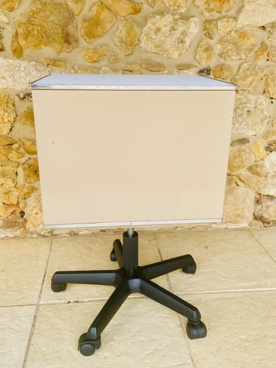 Image 1 of Vintage, Industrial, Swivel, Medical Cabinet  by Cazzaro 1970s/1980s