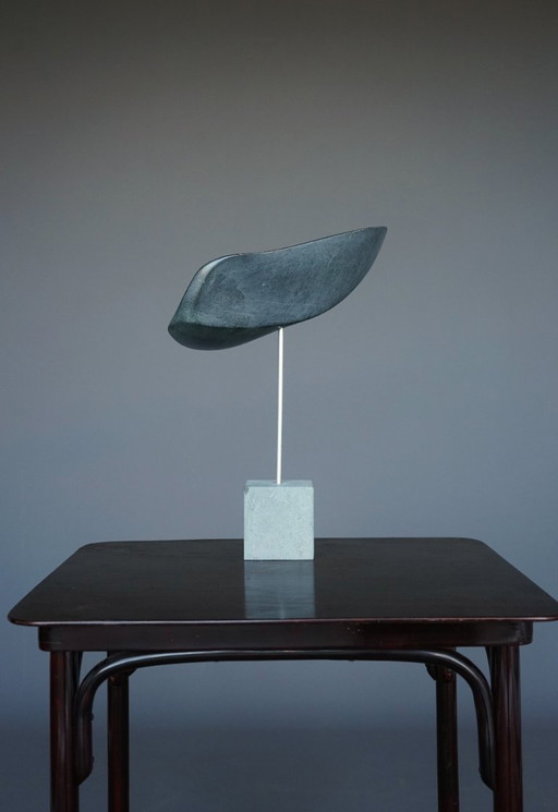 Granite Stone Abstract Organic Sculpture. 