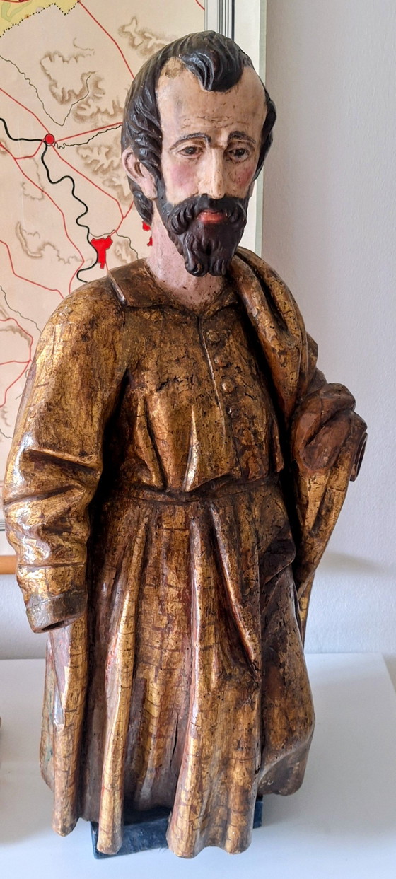Image 1 of 18th-century Spanish colonial statue