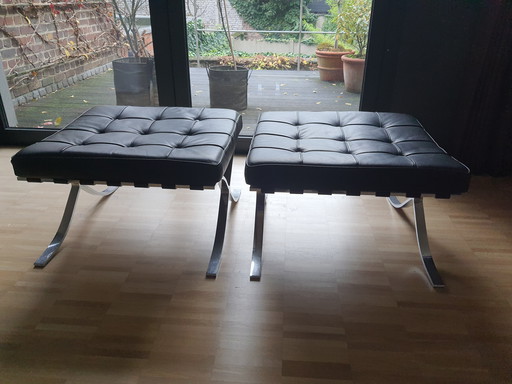 2 Ottomane Barcelona (Design Mies van der Rohe)