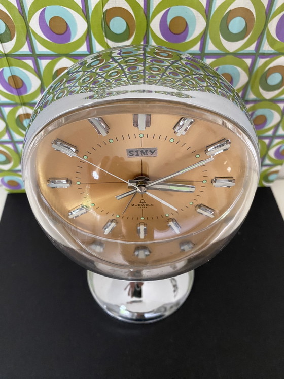 Réveil Vintage – Simy, Pendules, Metal, Plastic (photo 3 of 7)