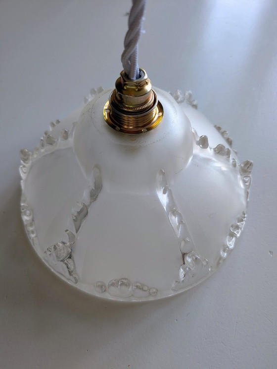 Image 1 of Beautiful Ezan Ice Art Deco pendant lamp
