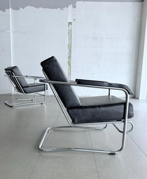 Chaise longue vintage par Enrico Prampolini pour Cova Milano