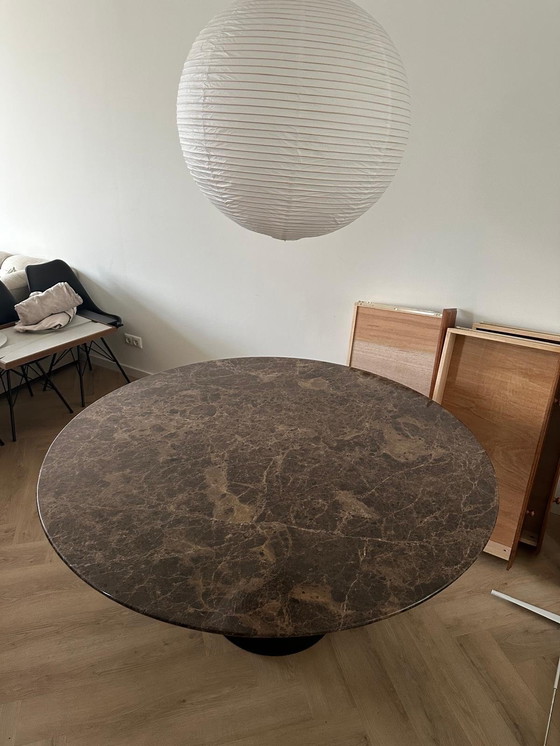 Image 1 of Table de salle à manger ronde en marbre (150 cm) - Studio Moda