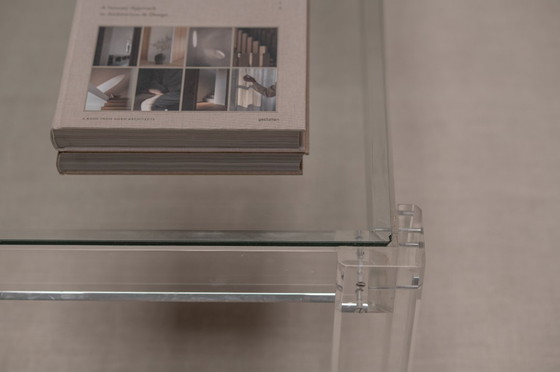 Image 1 of Minimalist Plexiglass Coffee Table, 1970s