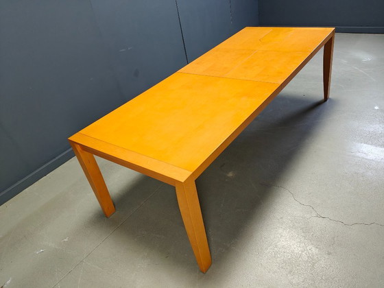 Image 1 of Table de salle à manger extensible de Chi Wing Lo pour Giorgetti, Italie