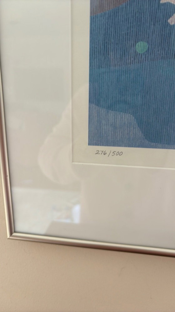 Image 1 of peter lynn kleurzeefdruk ingelijst schilderij