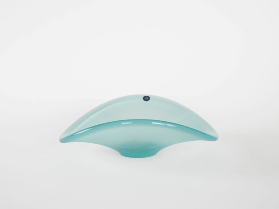 Image 1 of Plato de cristal, diseño danés, década de 1960, fabricado por Royal Copenhagen