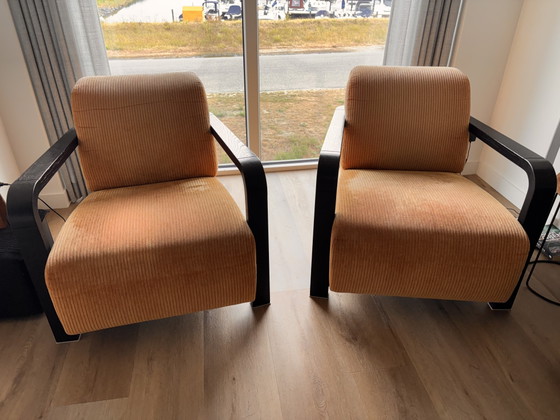 Leolux Hemmingway Fauteuil Eik – Textile, Wood (photo 3 of 5)