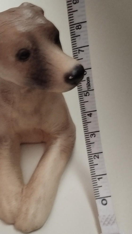 Image 1 of Vintage Mid-Century Hand-Molded Leather Greyhound Château Leather (Canada)