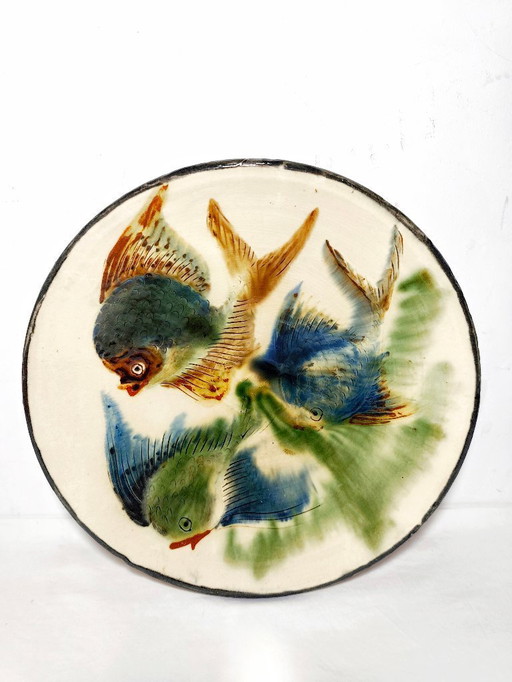 "Puigdemont" ceramic plate. Spain, 1970s.