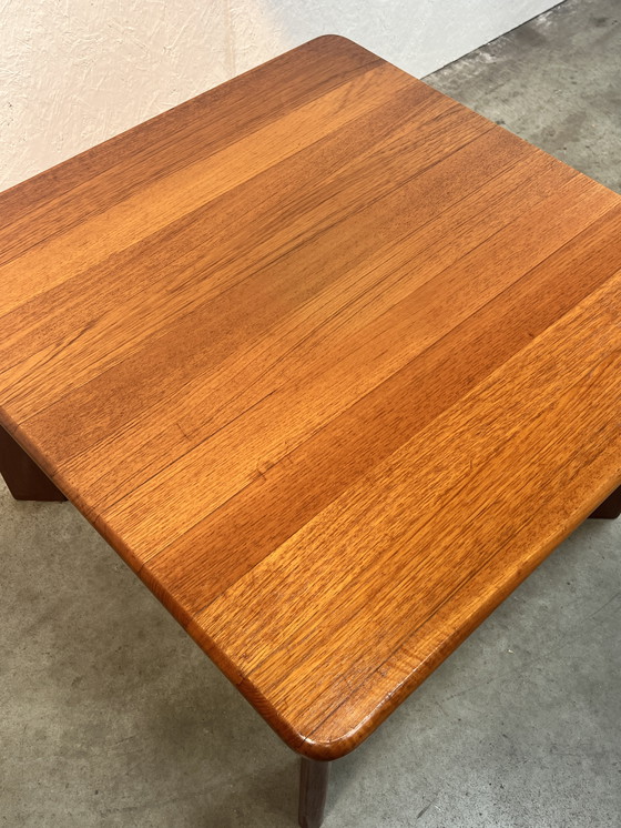 Image 1 of Viereckiger Couchtisch aus Teakholz, S. Burchardt-nielsen, Deutschland